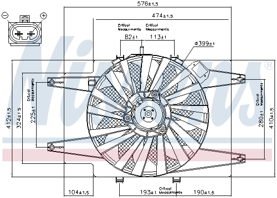 Ventilator radiator racire