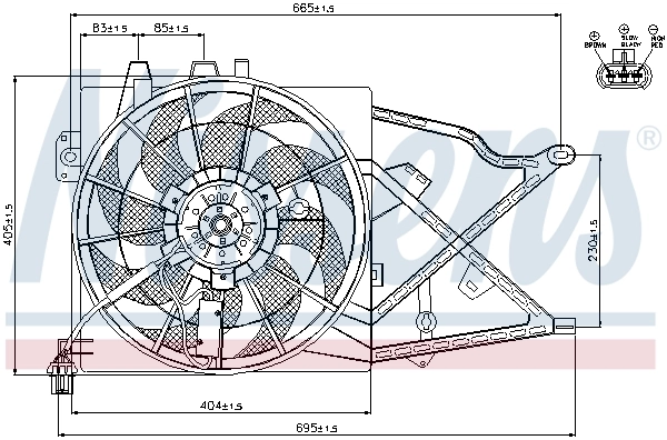 Ventilator radiator racire