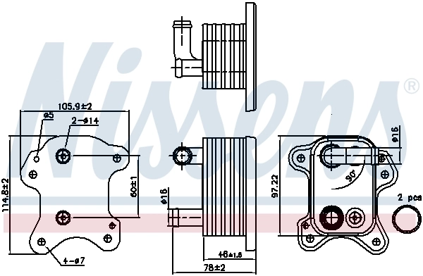 Radiator ulei / termoflot