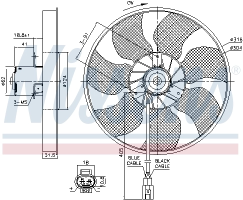 Ventilator radiator racire