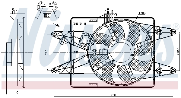 Ventilator, radiator
