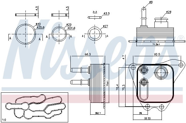 Radiator ulei / termoflot