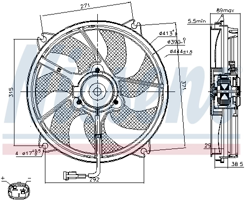 Ventilator radiator racire