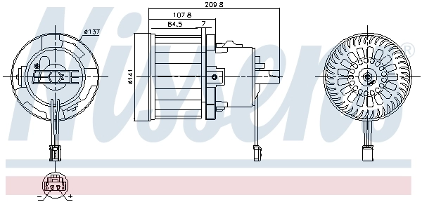 Ventilator, habitaclu