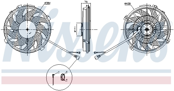 Ventilator radiator racire