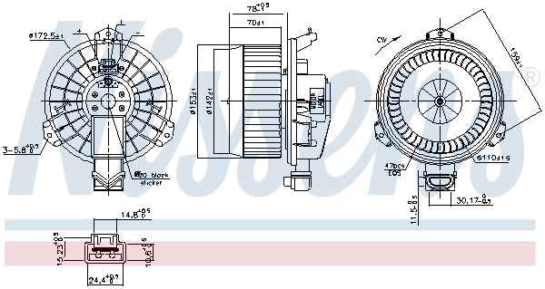 Ventilator, habitaclu