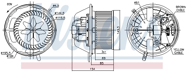 Ventilator habitaclu