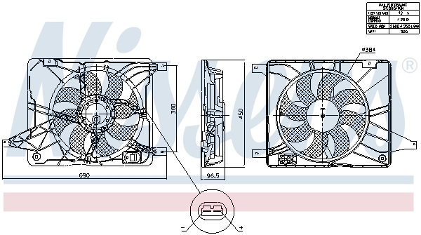 Ventilator radiator racire