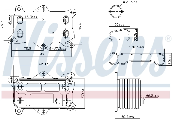 Radiator ulei / termoflot