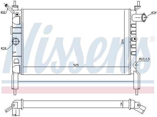 Radiator racire motor