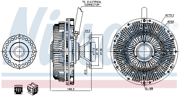 Cupla ventilator radiator