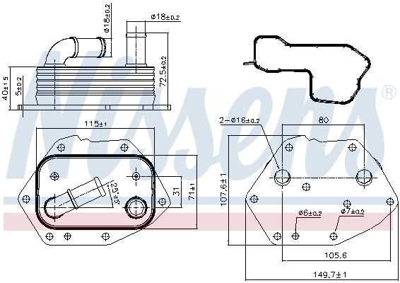 Radiator ulei / termoflot