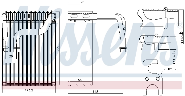 Evaporator aer conditionat