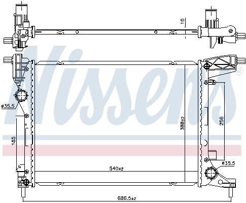 Radiator racire motor