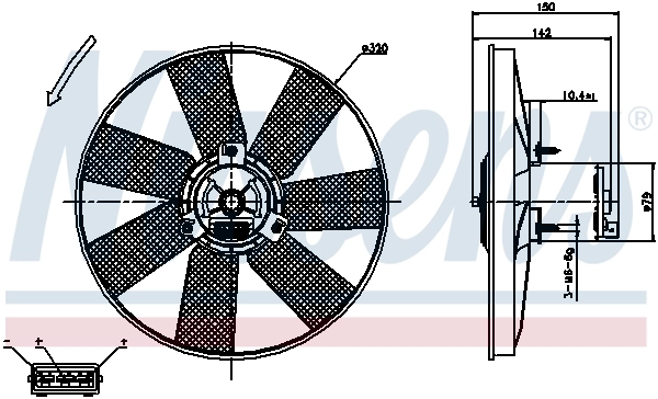Ventilator radiator racire