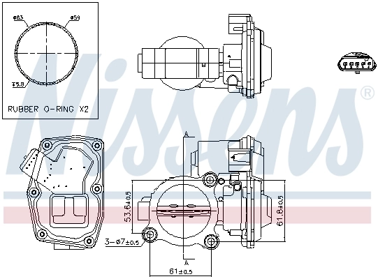 Carcasa clapeta acceleratie