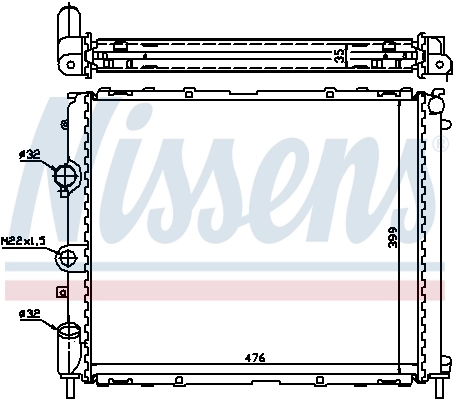 Radiator racire motor