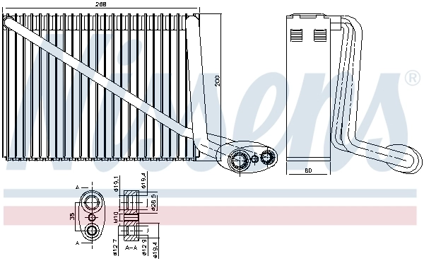 Evaporator aer conditionat