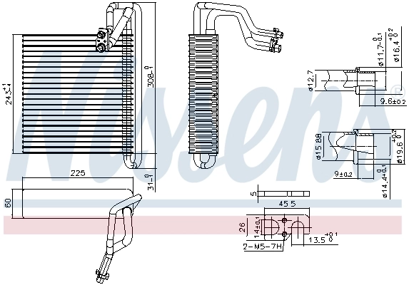 Evaporator, aer conditionat
