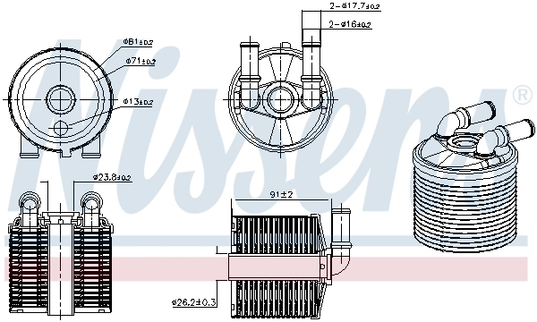 Radiator racire ulei cutie viteze automata