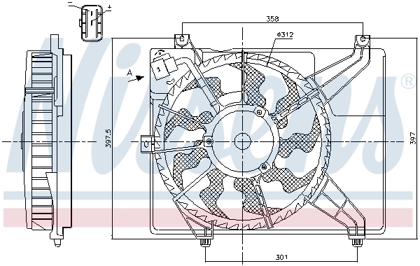 Ventilator, radiator