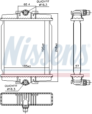 Radiator racire motor