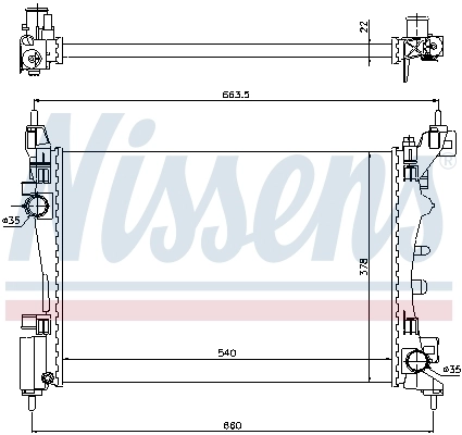 Radiator racire motor