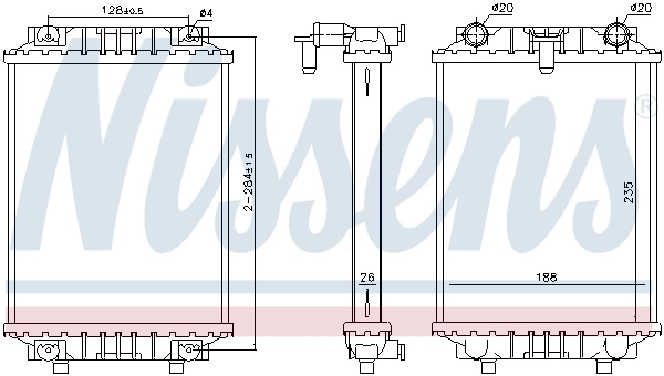 Radiator racire motor