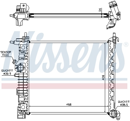 Radiator racire motor