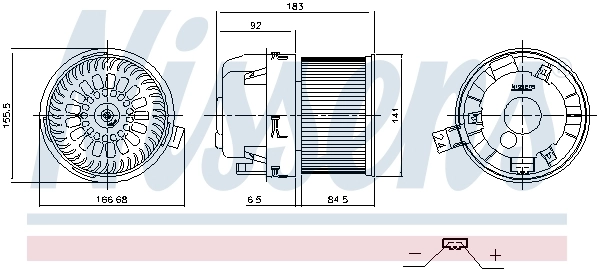 Ventilator, habitaclu