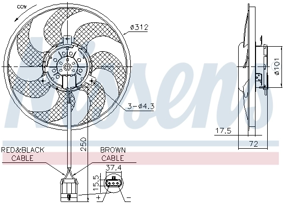 Ventilator radiator racire