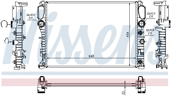 Radiator racire motor