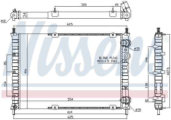 Radiator racire motor