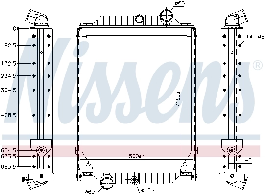 Radiator racire motor