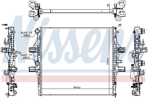 Radiator racire motor