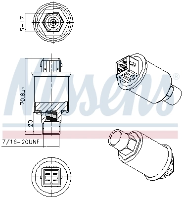 Comutator presiune aer conditionat