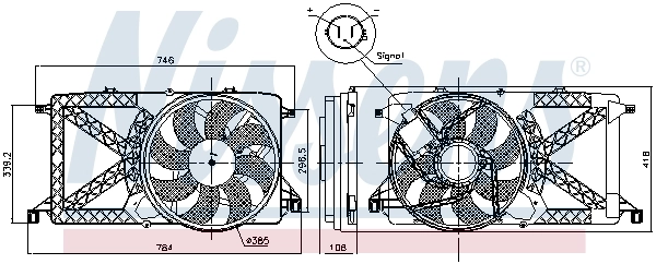 Ventilator radiator racire