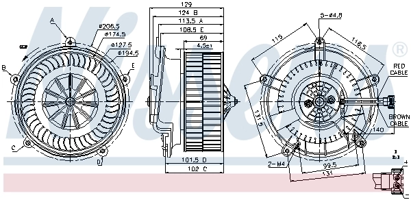 Ventilator habitaclu