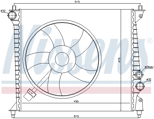 Radiator racire motor