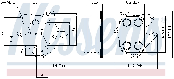 Radiator ulei / termoflot