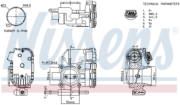 Carcasa clapeta acceleratie