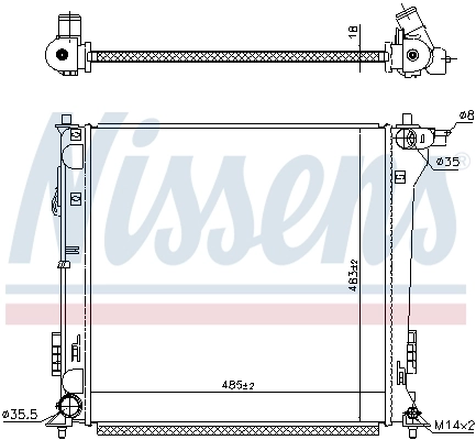 Radiator racire motor