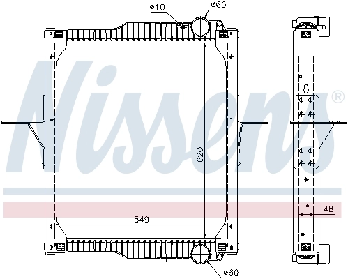 Radiator racire motor