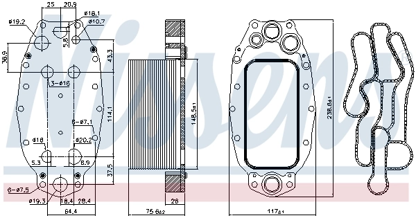 Radiator ulei / termoflot