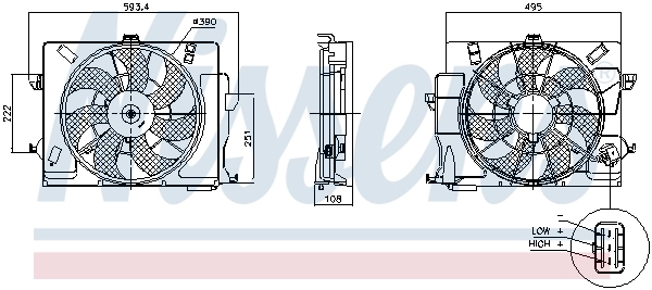 Ventilator radiator racire