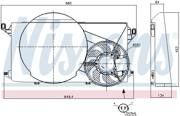 Ventilator radiator racire