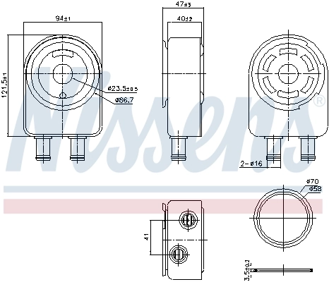 Radiator ulei / termoflot