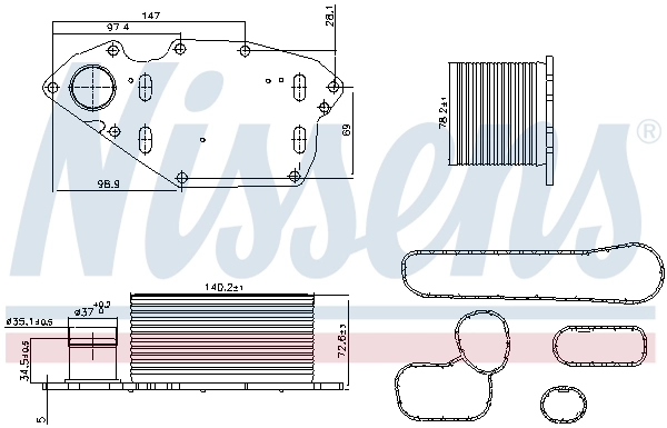 Radiator ulei / termoflot