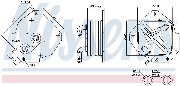 Radiator ulei / termoflot