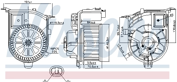 Ventilator habitaclu